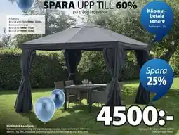 JYSK NORDMARKA paviljong erbjuda