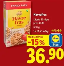 Lidl Havrefras erbjuda