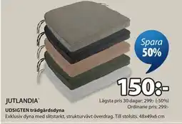 JYSK UDSIGTEN trädgårdsdyna erbjuda