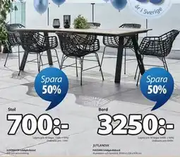 JYSK FAUSING trädgårdsbord erbjuda