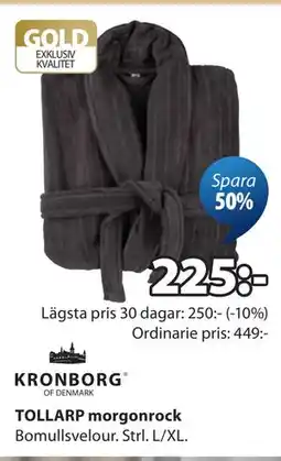 JYSK TOLLARP morgonrock erbjuda