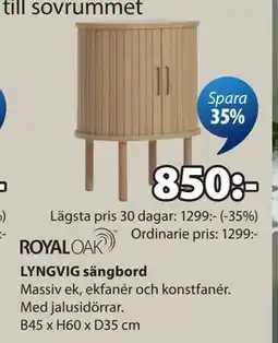 JYSK LYNGVIG sängbord erbjuda