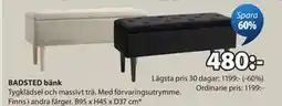 JYSK BADSTED bänk erbjuda