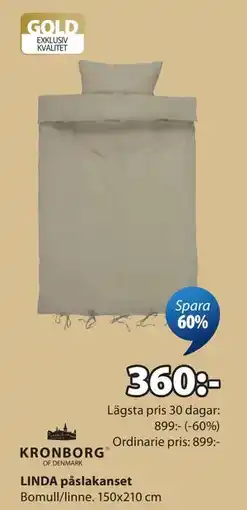 JYSK LINDA påslakanset erbjuda