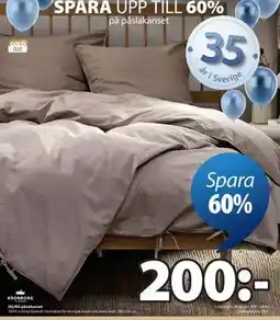 JYSK SELMA påslakanset erbjuda