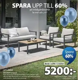 JYSK BEJSTRUP loungeset erbjuda