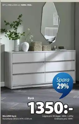 JYSK BILLUND byrå erbjuda