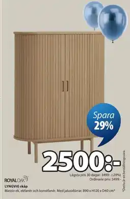 JYSK LYNGVIG skåp erbjuda