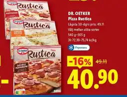 Lidl DR. OETKER Pizza Rustica erbjuda