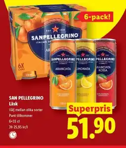 Lidl SAN PELLEGRINO Läsk erbjuda