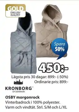 JYSK OSBY morgonrock erbjuda