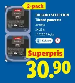 Lidl DULANO SELECTION Tärnad pancetta erbjuda