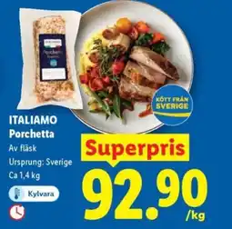 Lidl ITALIAMO Porchetta erbjuda