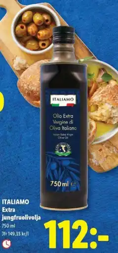 Lidl ITALIAMO Extra jungfruolivolja erbjuda