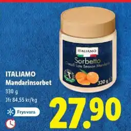 Lidl ITALIAMO Mandarinsorbet erbjuda