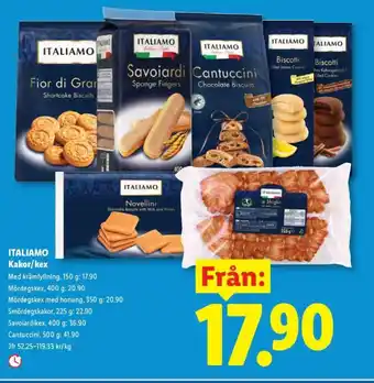 Lidl ITALIAMO Kakor/kex erbjuda