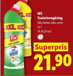 Lidl W5 Toalettrengöring erbjuda
