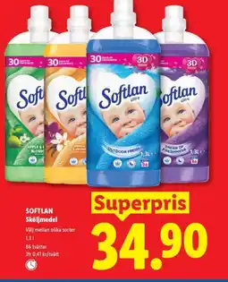 Lidl SOFTLAN Sköljmedel erbjuda