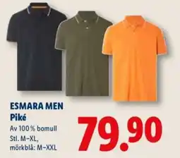 Lidl ESMARA MEN Piké erbjuda