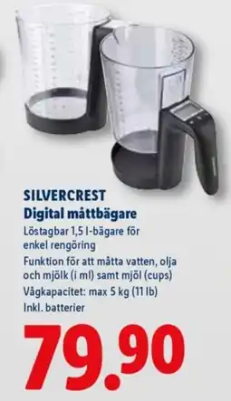 Lidl SILVERCREST Digital måttbägare erbjuda