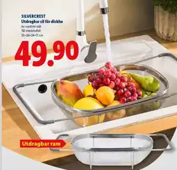 Lidl SILVERCREST Utdragbar sil för diskho erbjuda