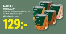 Lidl PARKSIDE Träolja erbjuda
