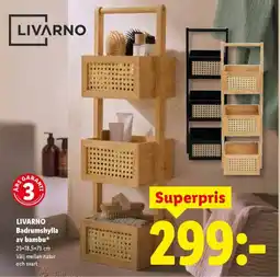 Lidl LIVARNO Badrumshylla av bambu erbjuda