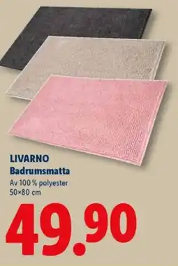 Lidl LIVARNO Badrumsmatta erbjuda