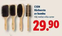 Lidl CIEN Hårborste av bambu erbjuda