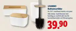 Lidl LIVARNO Badrumsartiklar erbjuda