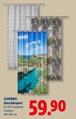 Lidl LIVARNO Duschdraperi erbjuda