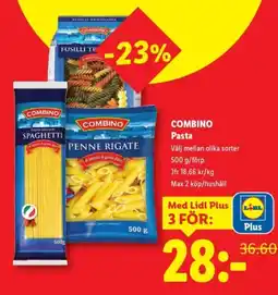 Lidl COMBINO Pasta erbjuda
