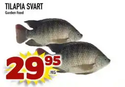 Prisma Mat Tilapia svart erbjuda