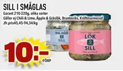 Prisma Mat Garant Sill i småglas erbjuda