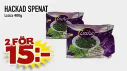 Prisma Mat Laziza Hackad spenat erbjuda