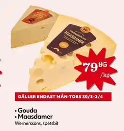 MatArket Wernerssons • Gouda • Maasdamer erbjuda