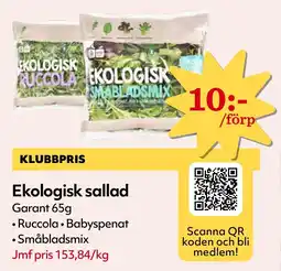 MatArket Garant Ekologisk sallad erbjuda