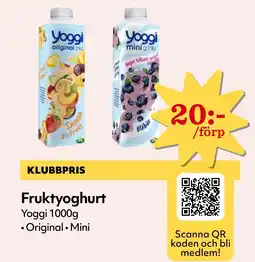 MatArket Yoggi Fruktyoghurt erbjuda