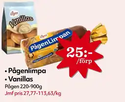 MatArket Pågen • Pågenlimpa • Vanillas erbjuda
