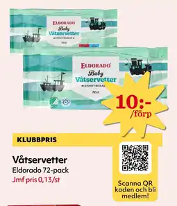 MatArket ELDORADO Våtservetter erbjuda