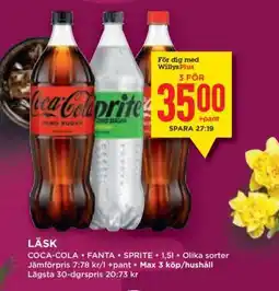 Willys Läsk erbjuda