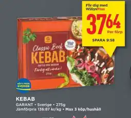 Willys KEBAB erbjuda