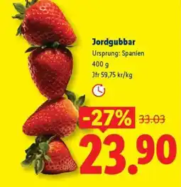 Lidl JORDGUBBAR erbjuda
