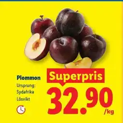 Lidl Plommon erbjuda