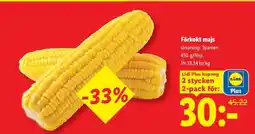 Lidl Förkokt majs erbjuda
