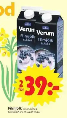 ICA Supermarket Filmjölk erbjuda
