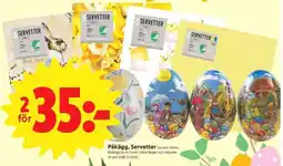 ICA Supermarket Påskägg, Servetter erbjuda