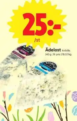 ICA Supermarket Ädelost Kvibille erbjuda
