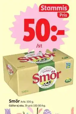 ICA Supermarket Smör Arla 500 g erbjuda