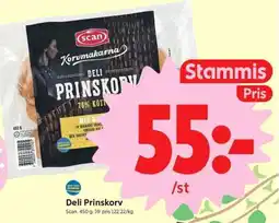 ICA Supermarket Deli Prinskorv erbjuda